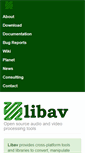 Mobile Screenshot of libav.org