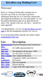 Mobile Screenshot of lists.libav.org
